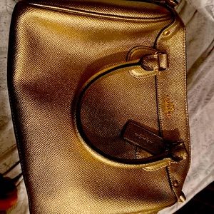 Bronze Small Coach Satchel